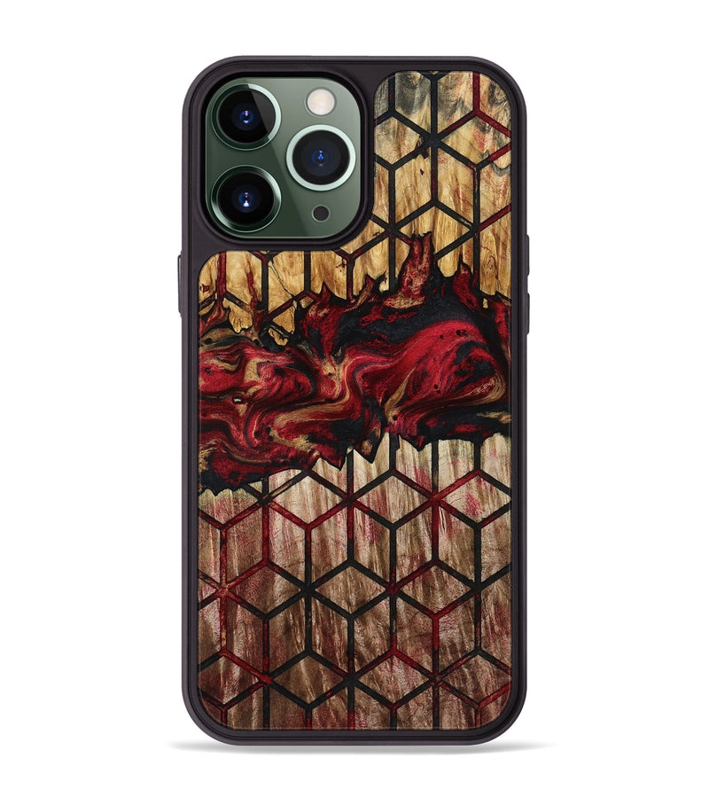 iPhone 13 Pro Max Wood Phone Case - Ted (Pattern, 791980)