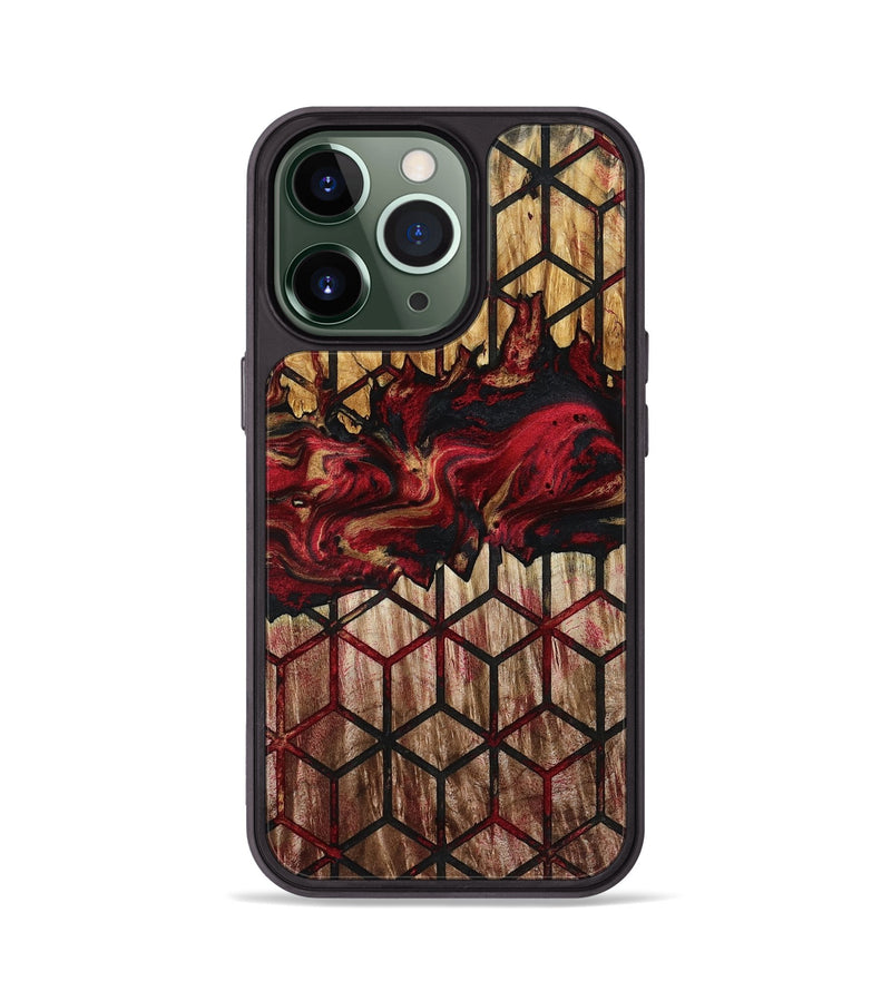 iPhone 13 Pro Wood Phone Case - Ted (Pattern, 791980)