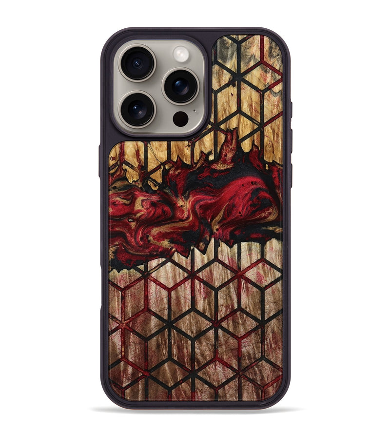 iPhone 16 Pro Max Wood Phone Case - Ted (Pattern, 791980)