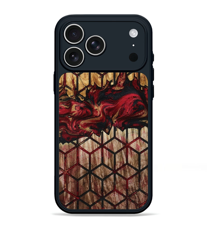 iPhone 17 Pro Max Wood Phone Case - Ted (Pattern, 791980)