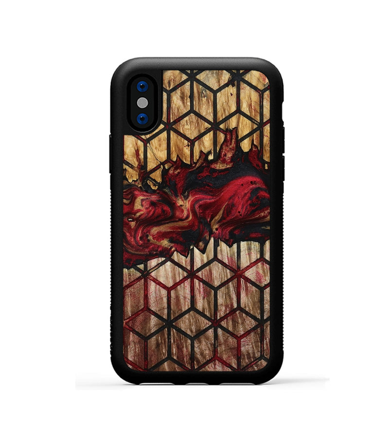 iPhone Xs Wood Phone Case - Ted (Pattern, 791980)