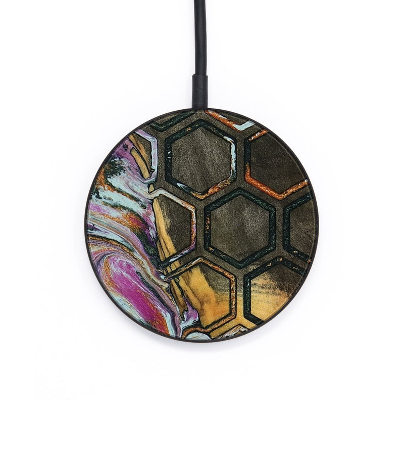 Circle Wood Wireless Charger - Vince (Pattern, 791999)