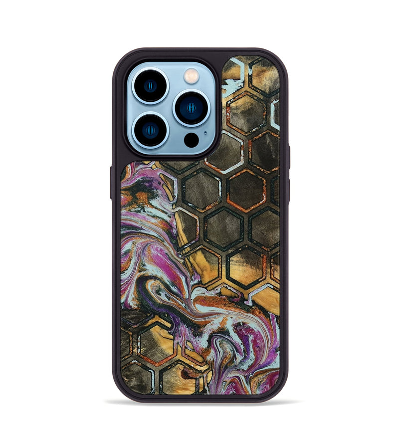 iPhone 14 Pro Wood Phone Case - Vince (Pattern, 791999)