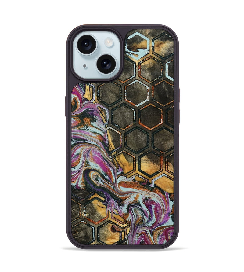 iPhone 15 Wood Phone Case - Vince (Pattern, 791999)