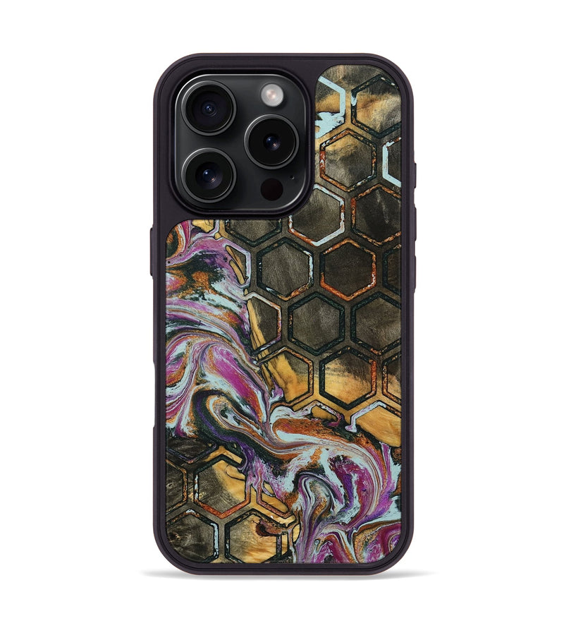 iPhone 16 Pro Wood Phone Case - Vince (Pattern, 791999)