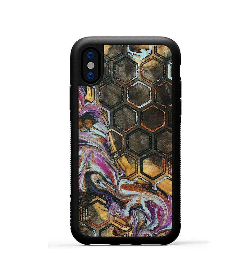 iPhone Xs Wood Phone Case - Vince (Pattern, 791999)