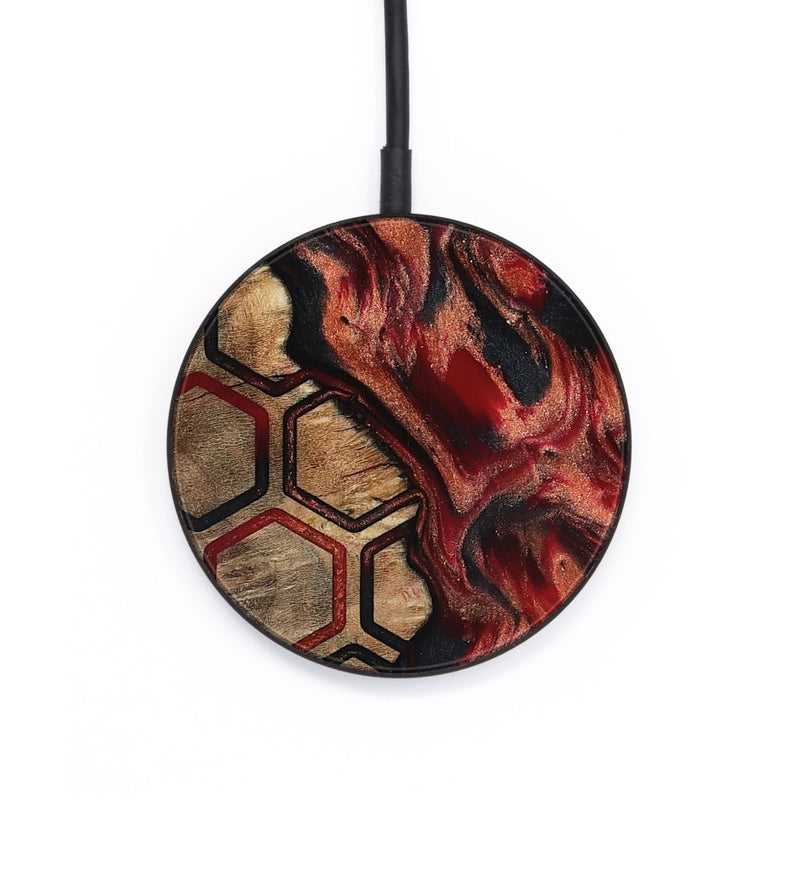 Circle Wood Wireless Charger - Alena (Pattern, 792015)