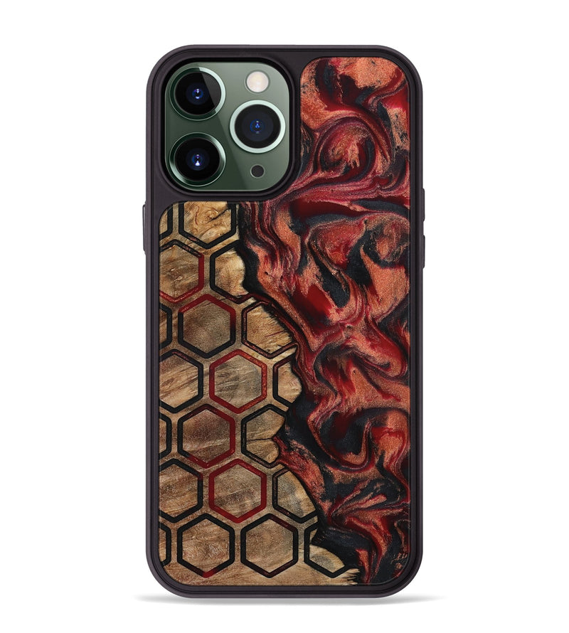 iPhone 13 Pro Max Wood Phone Case - Alena (Pattern, 792015)