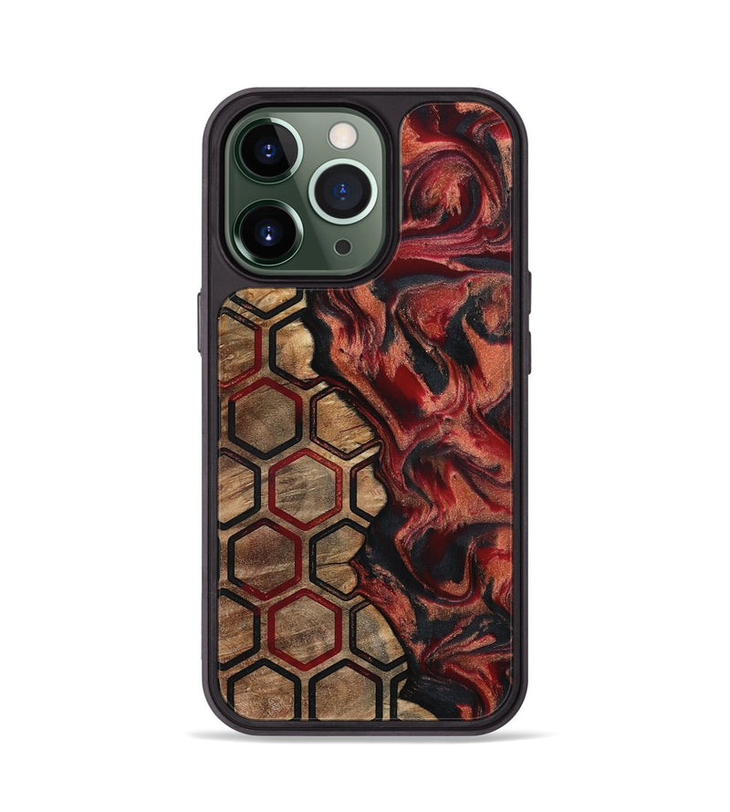 iPhone 13 Pro Wood Phone Case - Alena (Pattern, 792015)