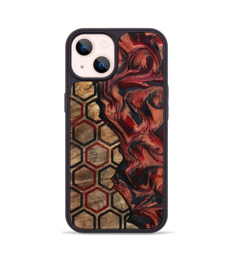 iPhone 14 Wood Phone Case - Alena (Pattern, 792015)