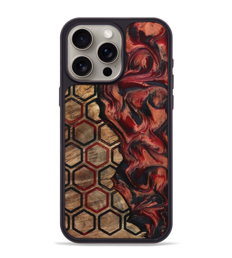 iPhone 15 Pro Max Wood Phone Case - Alena (Pattern, 792015)