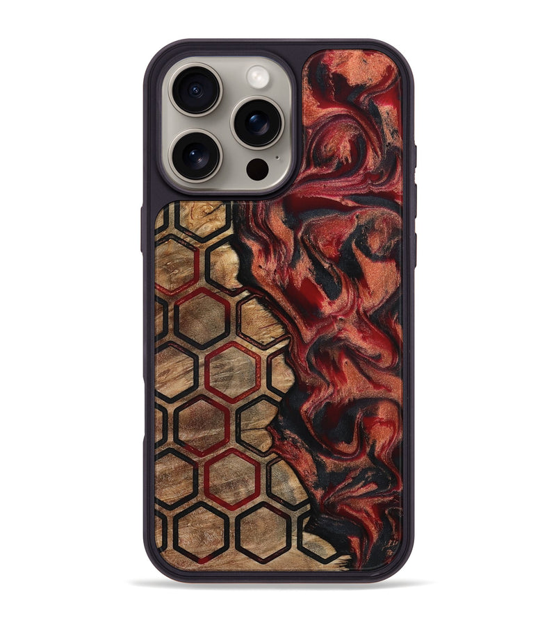 iPhone 16 Pro Max Wood Phone Case - Alena (Pattern, 792015)