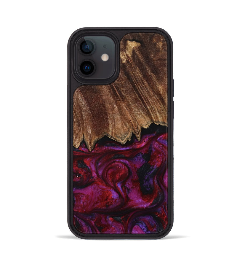 iPhone 12 Wood Phone Case - Damir (Red, 792060)
