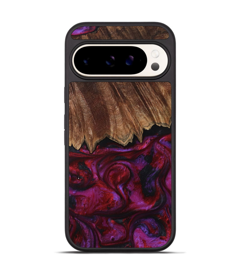 Pixel 9 Wood Phone Case - Damir (Red, 792060)