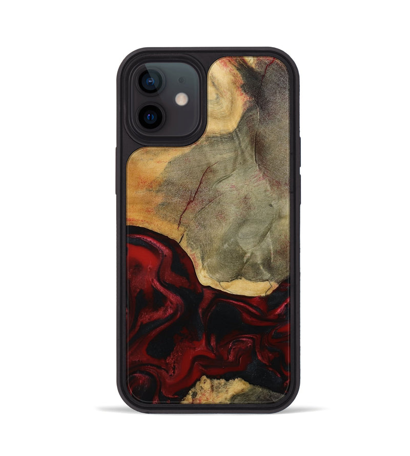 iPhone 12 Wood Phone Case - Brodie (Red, 792061)