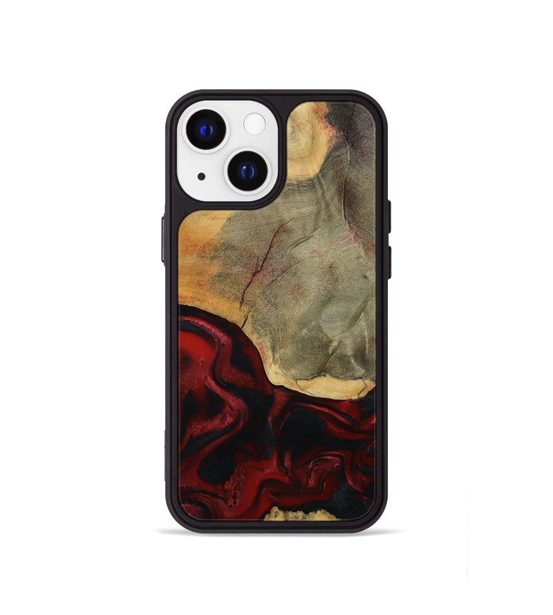 iPhone 13 mini Wood Phone Case - Brodie (Red, 792061)