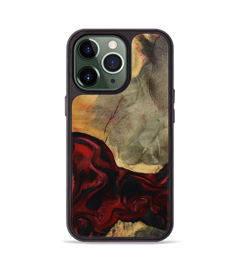 iPhone 13 Pro Wood Phone Case - Brodie (Red, 792061)