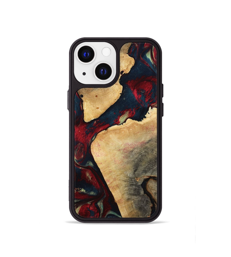 iPhone 13 mini Wood Phone Case - Alize (Red, 792062)