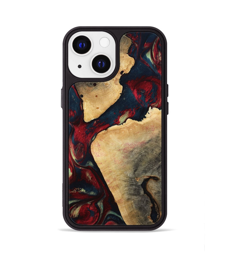 iPhone 13 Wood Phone Case - Alize (Red, 792062)