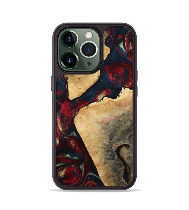 iPhone 13 Pro Wood Phone Case - Alize (Red, 792062)