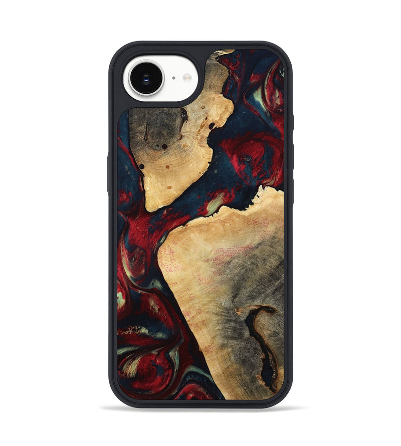 iPhone 16e Wood Phone Case - Alize (Red, 792062)