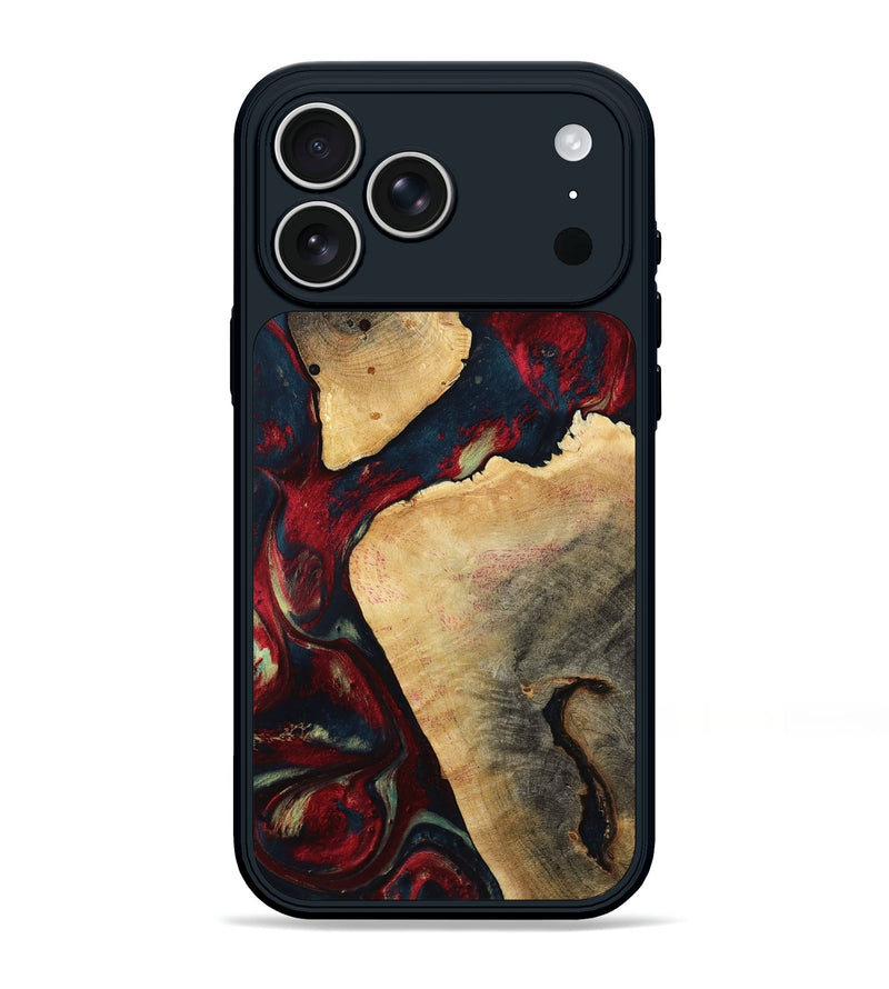 iPhone 17 Pro Max Wood Phone Case - Alize (Red, 792062)