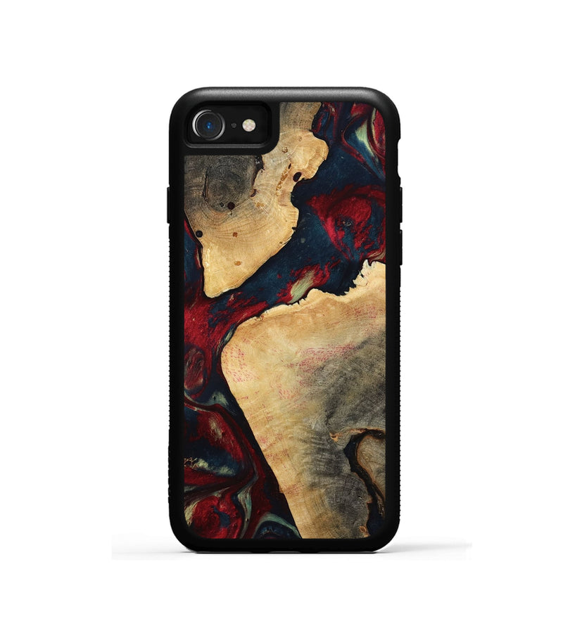 iPhone SE Wood Phone Case - Alize (Red, 792062)