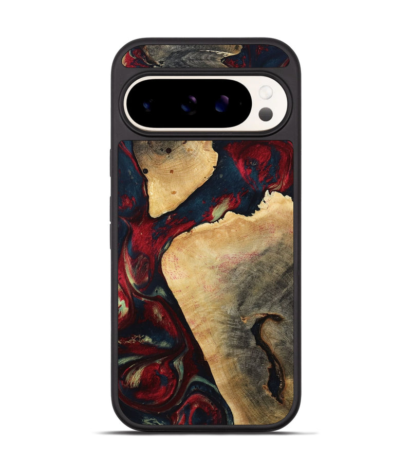 Pixel 9 Pro Wood Phone Case - Alize (Red, 792062)