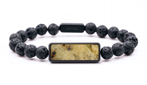 Lava Bead Wood Bracelet - Mikayla (Wood Burl, 792168)