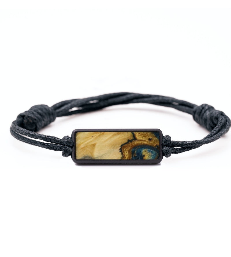Classic Wood Bracelet - Blair (Teal & Gold, 792199)