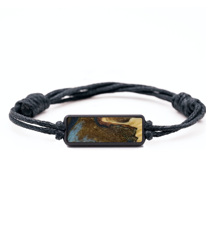 Classic Wood Bracelet - Jared (Teal & Gold, 792211)