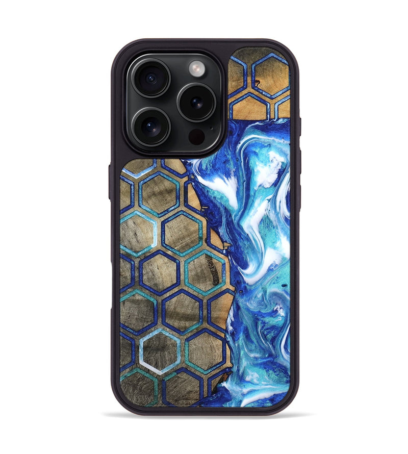 iPhone 16 Pro Wood Phone Case - Telly (Pattern, 792281)