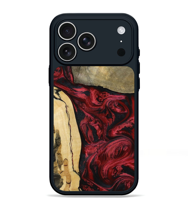 iPhone 17 Pro Max Wood Phone Case - Paralee (Red, 792299)