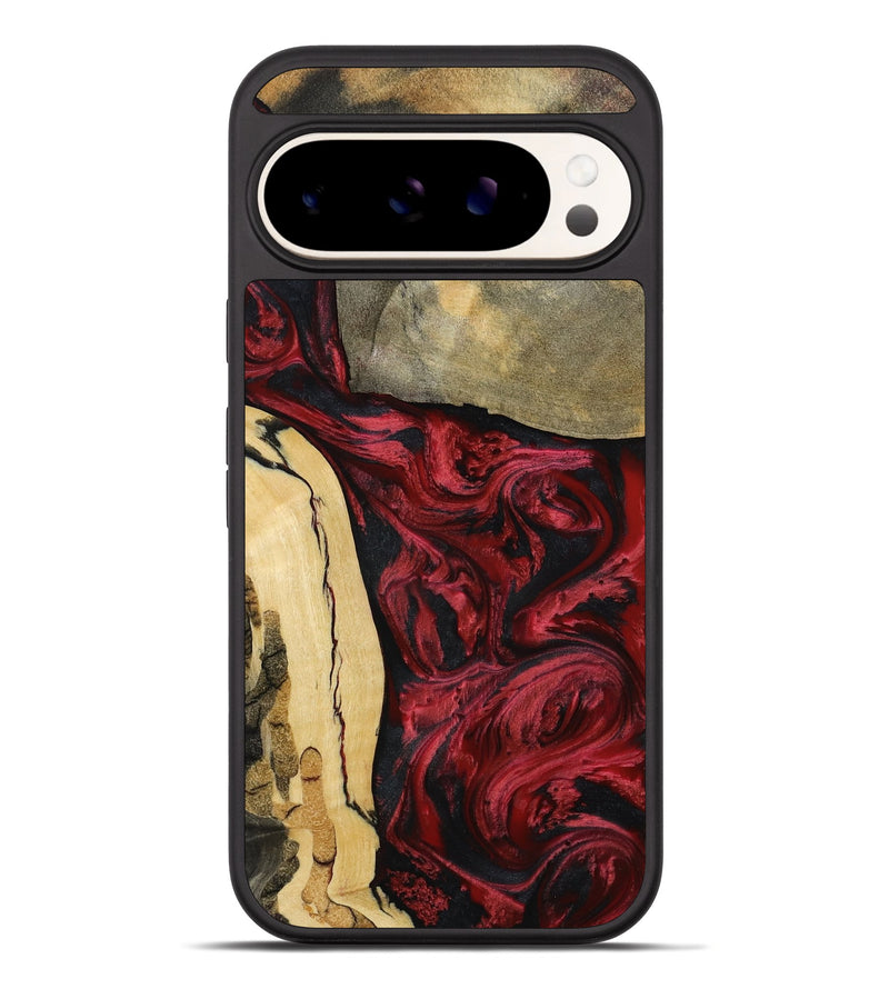 Pixel 10 Pro XL Wood Phone Case - Paralee (Red, 792299)