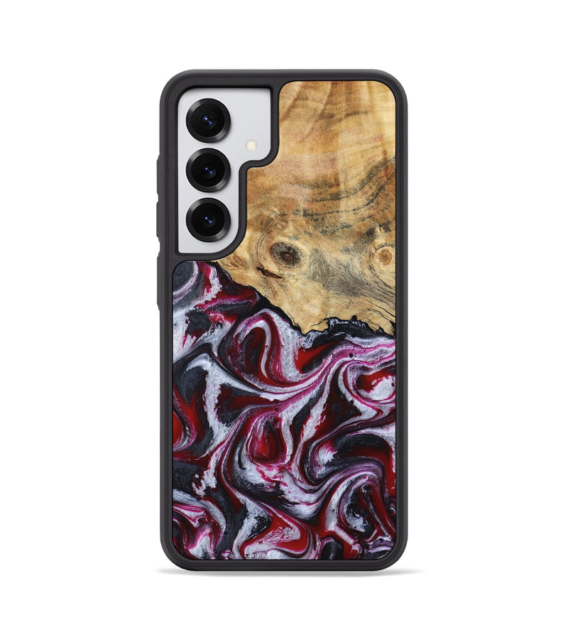 Galaxy S25 Wood Phone Case - Lillian (Red, 792300)