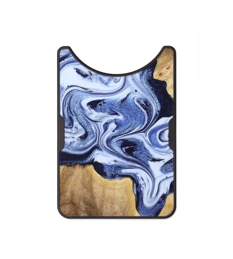Alloy Wood Wallet - Shara (Blue, 792301)