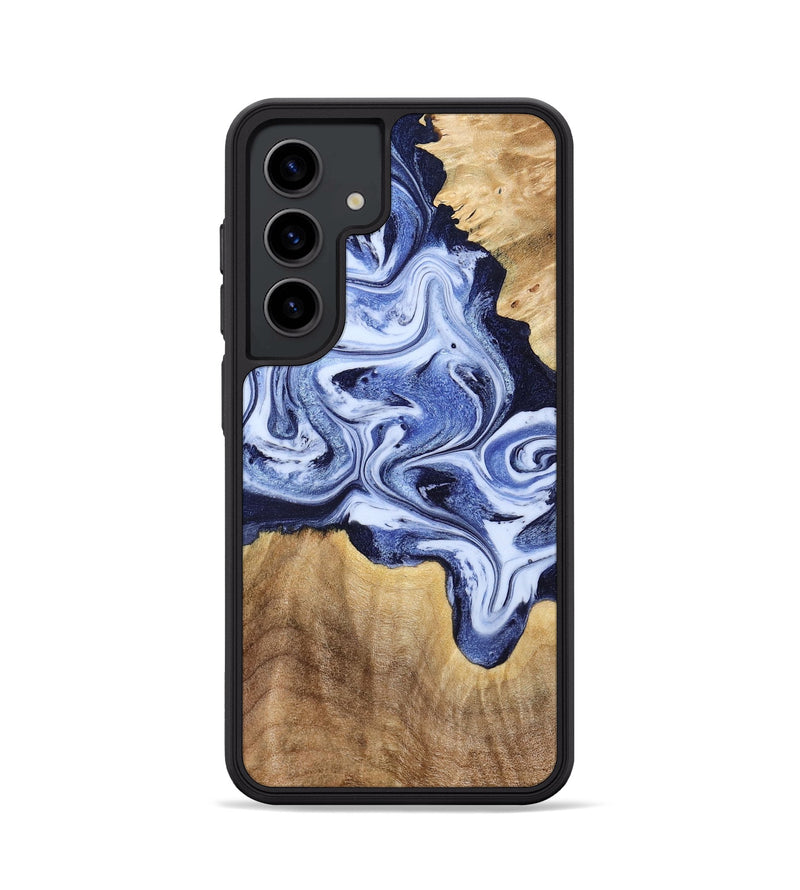 Galaxy S24 Wood Phone Case - Shara (Blue, 792301)