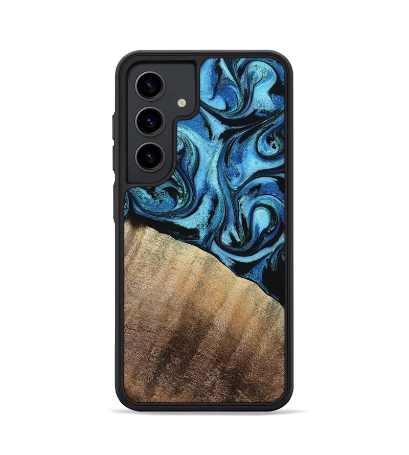 Galaxy S24 Wood Phone Case - Daniel (Blue, 792303)