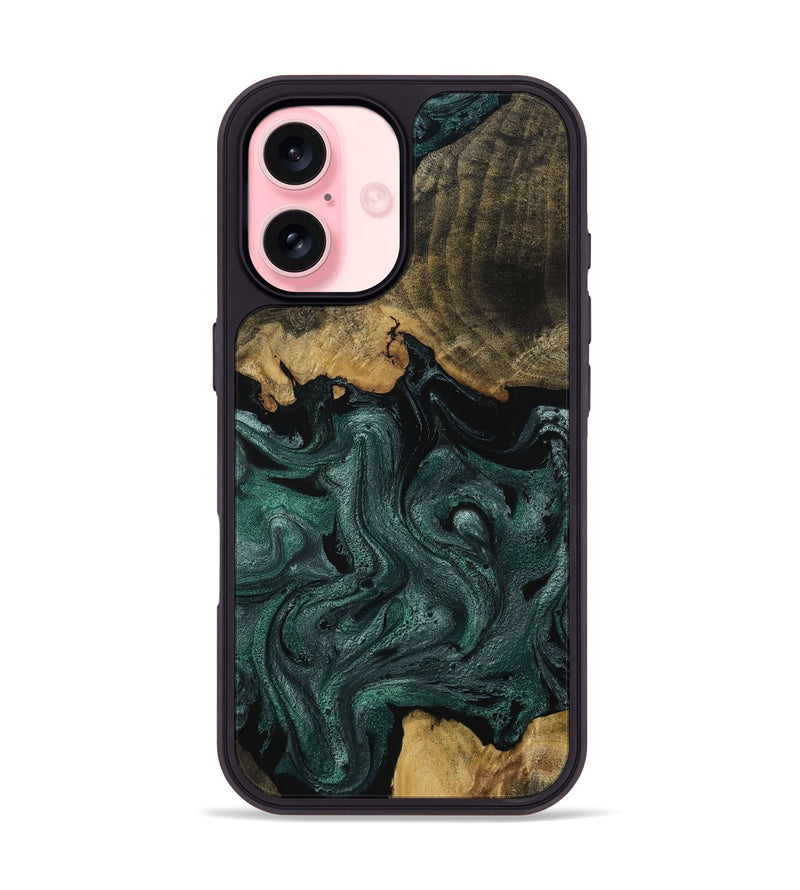 iPhone 16 Wood Phone Case - Tempie (Ombre, 792310)