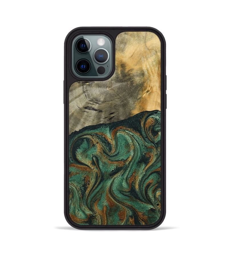 iPhone 12 Pro Wood Phone Case - Seymour (Green, 792312)