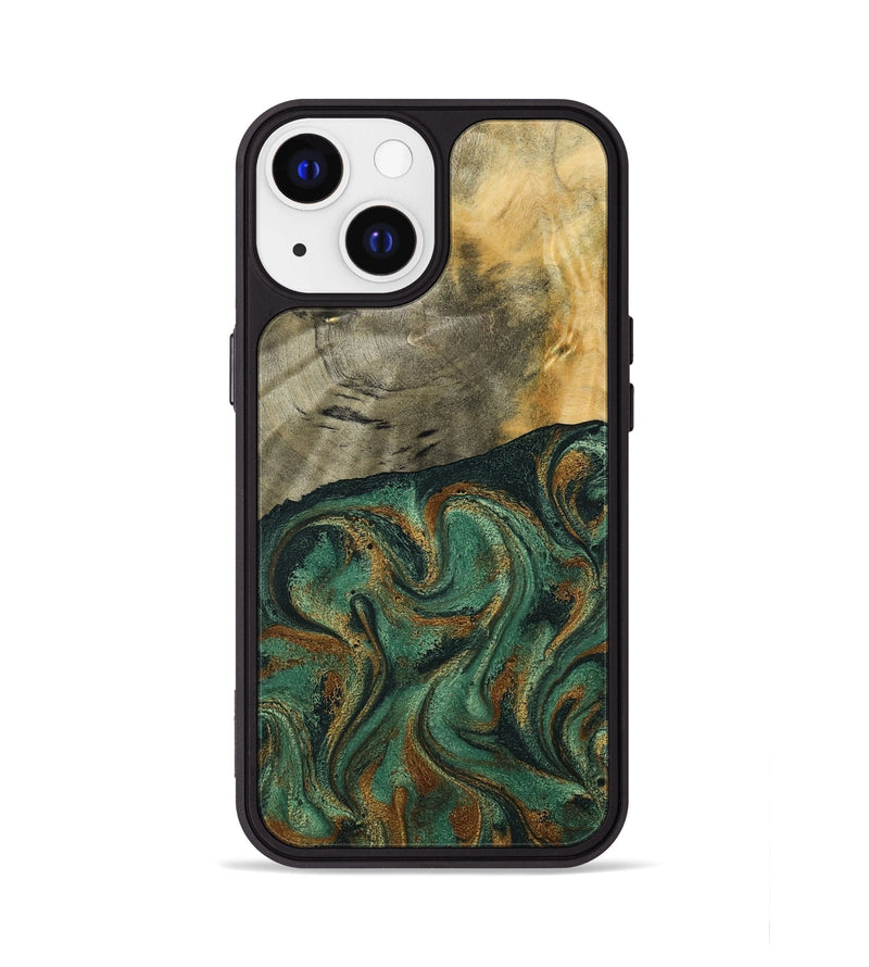 iPhone 13 Wood Phone Case - Seymour (Green, 792312)