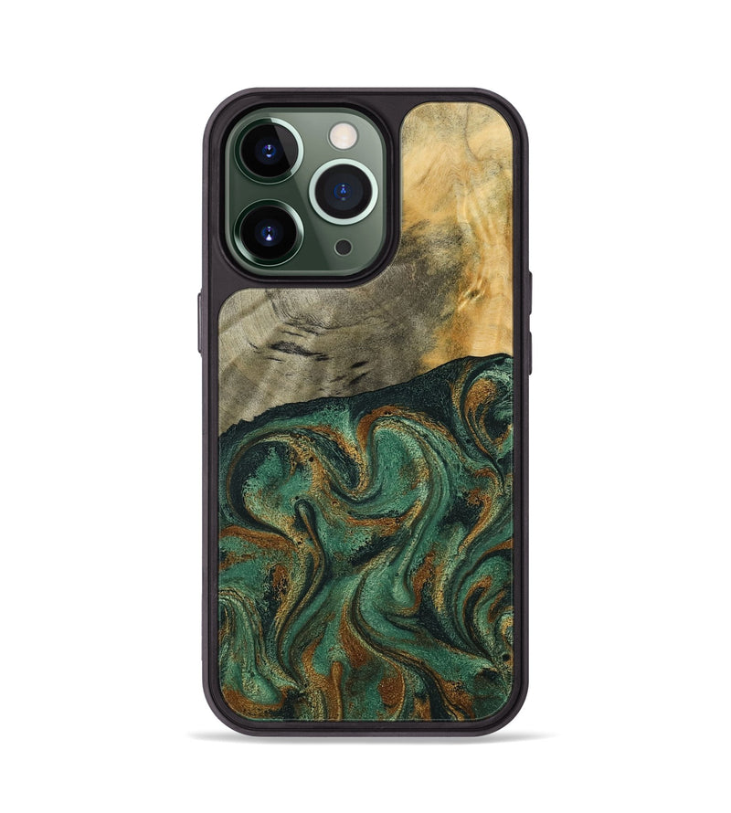 iPhone 13 Pro Wood Phone Case - Seymour (Green, 792312)