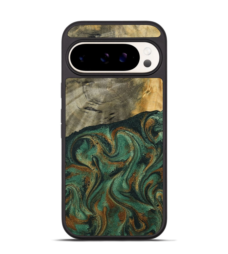 Pixel 9 Pro Wood Phone Case - Seymour (Green, 792312)