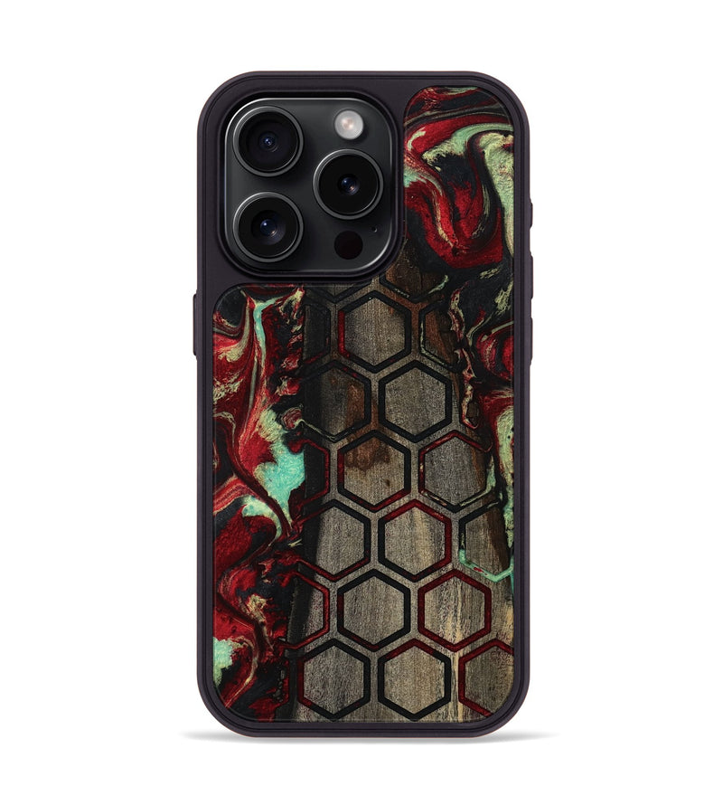 iPhone 15 Pro Wood Phone Case - Collin (Pattern, 792316)
