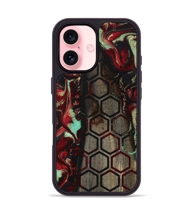 iPhone 16 Wood Phone Case - Collin (Pattern, 792316)