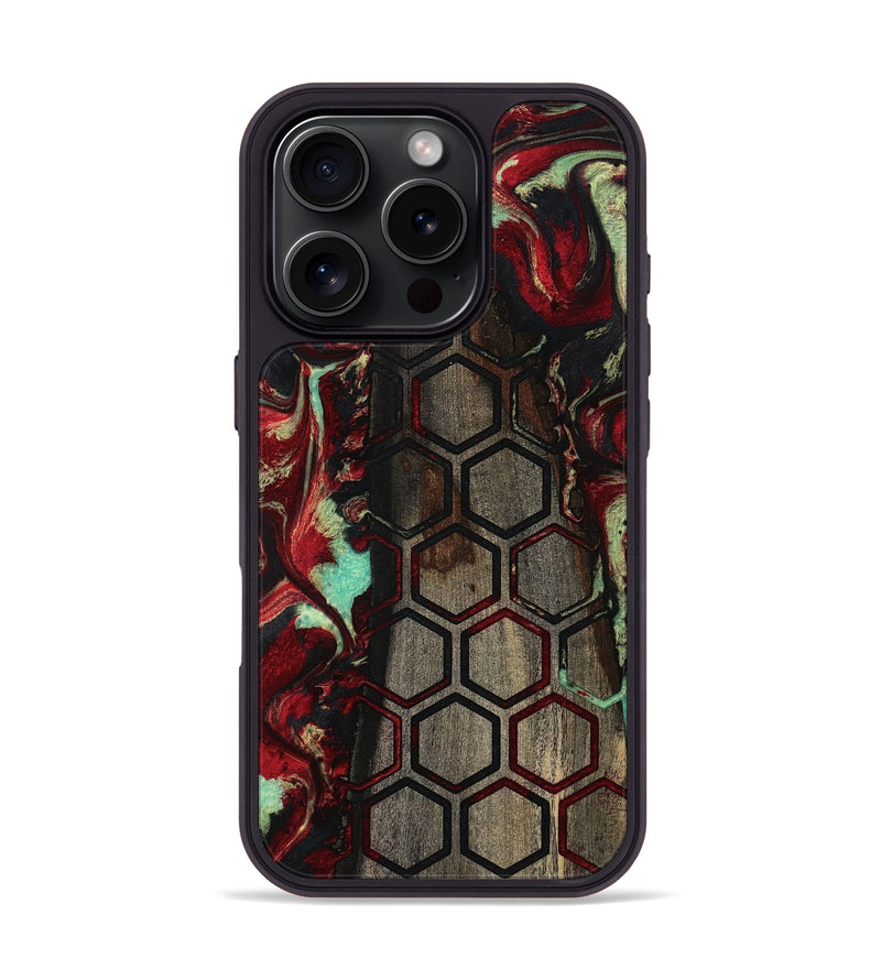 iPhone 16 Pro Wood Phone Case - Collin (Pattern, 792316)