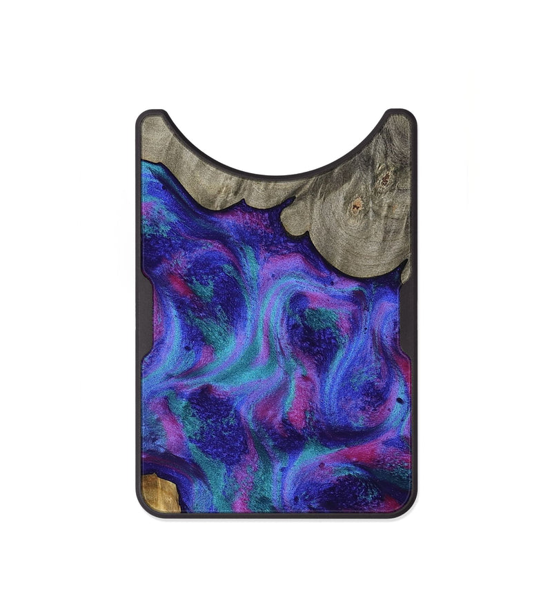 Alloy Wood Wallet - Cherry (Purple, 792405)