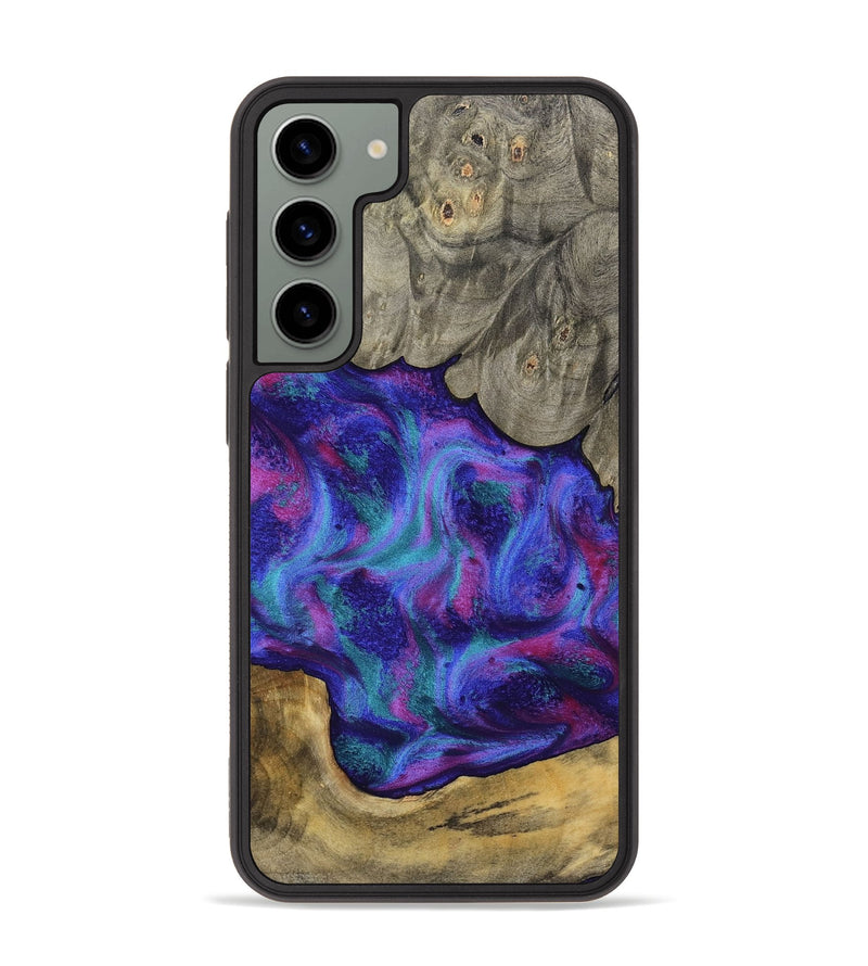 Galaxy S23 Plus Wood Phone Case - Cherry (Purple, 792405)