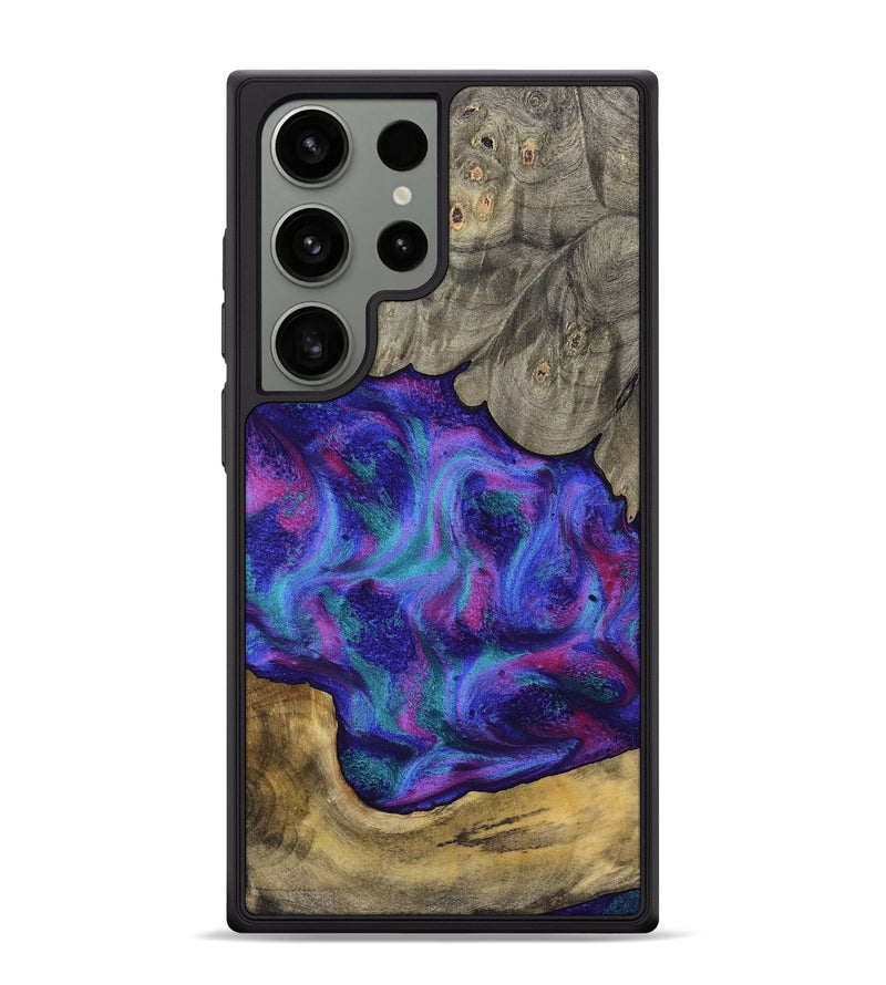 Galaxy S24 Ultra Wood Phone Case - Cherry (Purple, 792405)