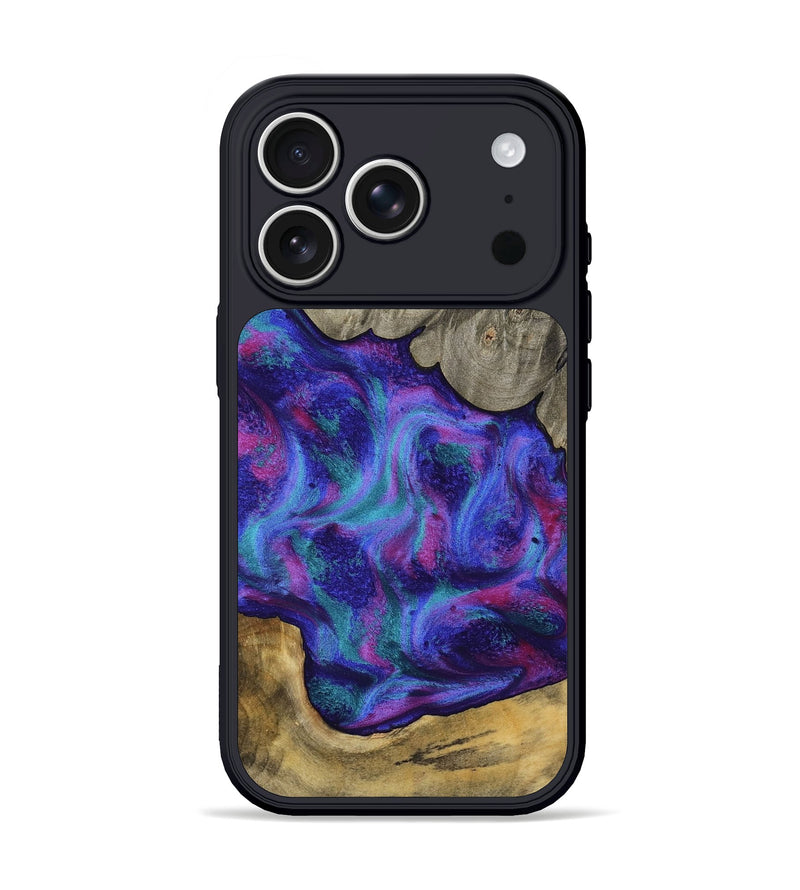 iPhone 17 Pro Wood Phone Case - Cherry (Purple, 792405)